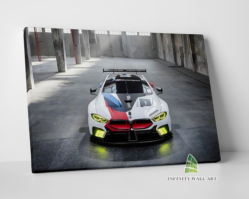 Colourful bmw canvas art - colourful, wall