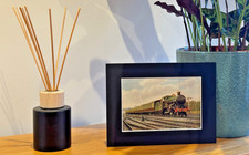 Vintage Steam Train Print – GWR 4079 Pendennis Castle – Mounted & Ready to Frame