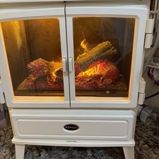 Auberry Dimplex Optimyst fire in white