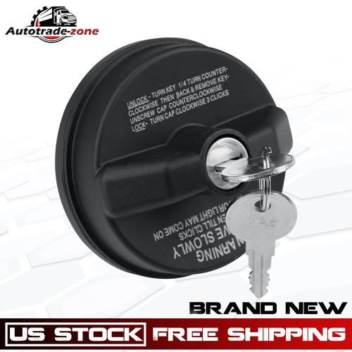 Locking fuel filler gas - gas, w/