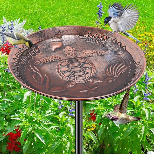 Inch metal bird bath for - bird,