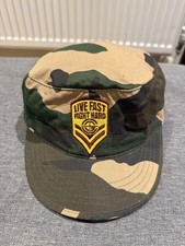 Vintage WWE John Cena Live Fast Fight Hard Camo Hat Chaingang Rare 2007 Cap