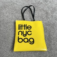 Bloomingdales Little NYC Bag in Yellow RARE ITEM PVC Lunch Bag