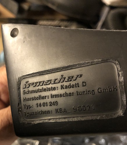 Irmscher kadett door - kadett, d,2-door