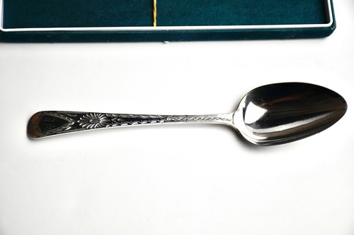 Antique silver serving bright - silver,