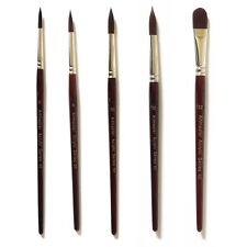 Artmaster Fine Artist Paint Brushes for Acrylic Painting, Assorted Single