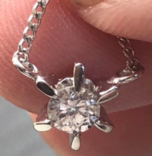 Pt900 Pt850 0.20ct Diamond