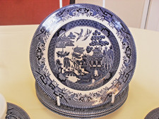 Churchill willow pattern tea - churchill,