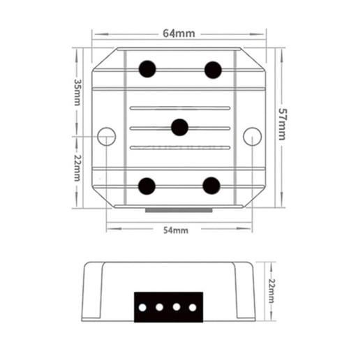 36w high efficiency 72v to - 36w,