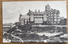 Vintage Postcard Unused Boscombe Chine Hotel near Bournemouth Dorset England