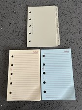 DAINES & HATHAWAY ORGANISER-1 x FILOFAX MINI SIZE A-Z PVC DIVIDERS & 40 SHEETS