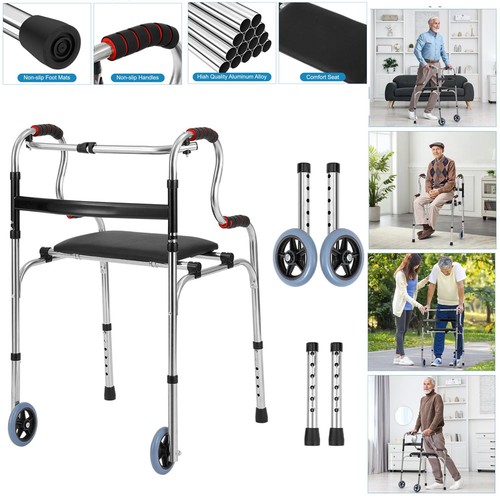 Folding walking frame - folding,