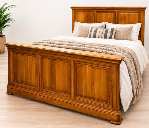 Solid light oak king size - light,
