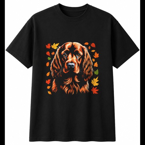 Sussex spaniel autumn - sussex, in
