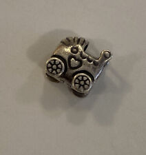 Pandora S925 ALE Charm BABY PRAM BABY CARRIAGE - Genuine  Retired