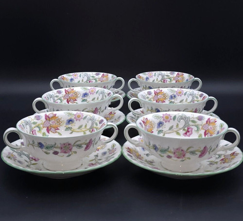 Minton haddon hall green wavy - haddon,