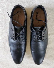 Primark Mens Bkack lace up shoe - Pointed toe -size UK 12/ Eur 46