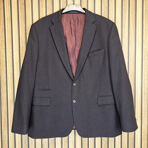Burgundy jacket blazer - m&s,