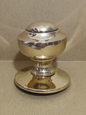 vintage Edwardian brass  knob door pull  weighs 390 grams 69mm diameter handle