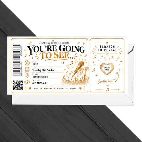 Personalised scratch reveal - personalised,