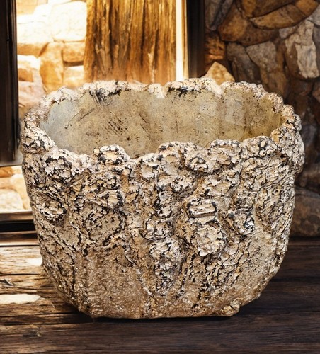 Vintage brutalist faux stone - vintage,