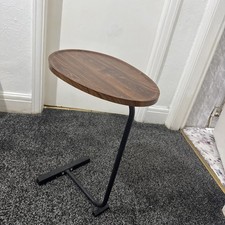 Small C-Shape Sofa Side Table Couch Laptop End Table Coffee /Tea Snack Desk