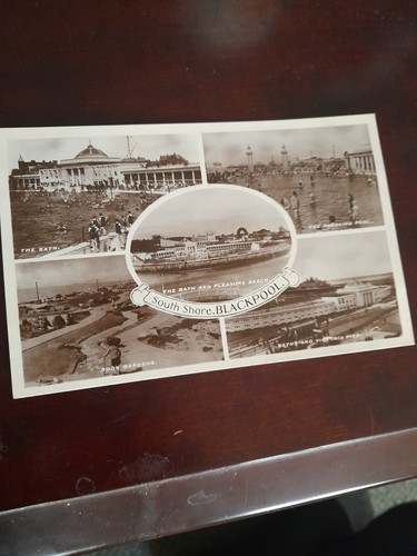 Old postcard south shore - old,