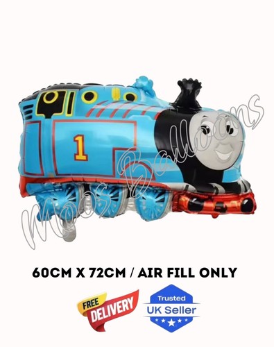 Thomas balloon train birthday - thomas,