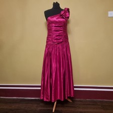 Vintage 1980s Red Ballgown