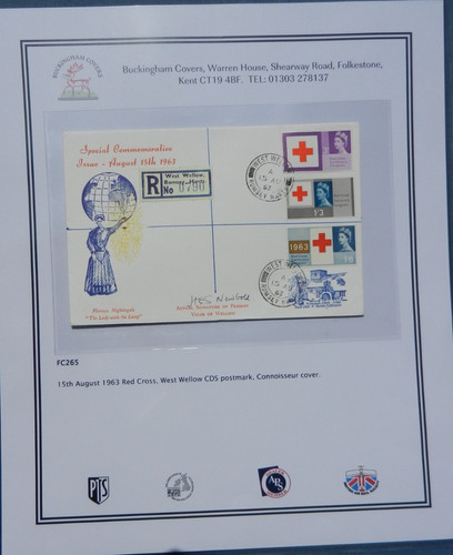 1963 red cross centenary - cross,
