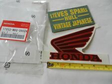 HONDA VFR800F1     WING  DECAL ,17531-MBG-300ZA ,GENUINE NOS.