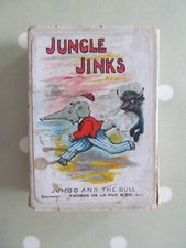 VINTAGE / ANTIQUE JUNGLE JINKS CARD GAME BY THOMAS DE LA RUE & CO - COMPLETE