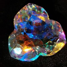 Certified 25 Ct Mystic Topaz Fancy Cut Rainbow Color Gemstone