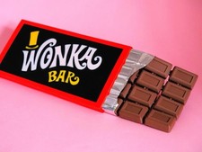 Wonka Chocolate Bar Movie Prop