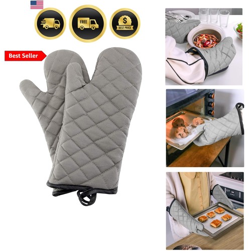 Oven mitts pair quilted - mitts, 1