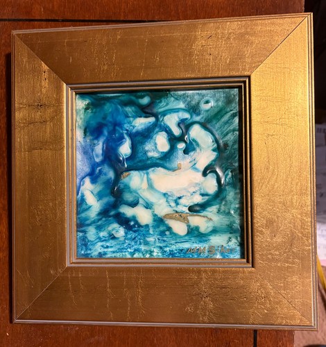 Night swirls original art - swirls-,