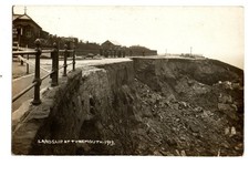 Northumberland. Landslip at