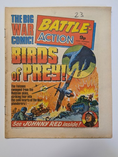 Battle action comic 1st april - battle,