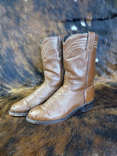 Vintage justin 3023 ostrich - vintage,