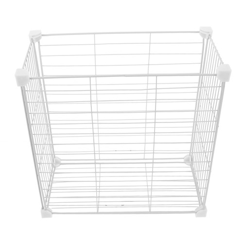 White metal freezer - white,