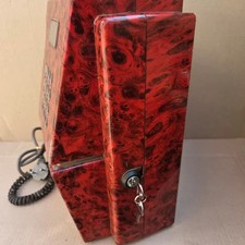 Retro Red Payphone Collectible