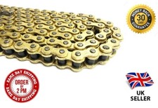 Gold Motorcycle Drive Chain Heavy Duty 520-120 Links