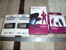 SONY PS VITA ACCESSORY LOT - NEW! Console Case USB Charger Screen Protector Kit