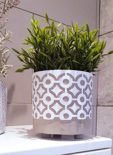 Concrete flower pot legs - concrete,