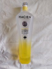 Tequila EMPTY Bottle HACIEN Pineapple Blanco Original Lid Mexico Btl High 31cm