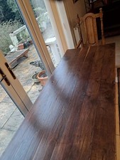 Genuine antique refectory - genuine,