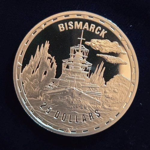 1oz pure 999 silver bismarck - 1oz,