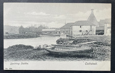 POSTCARD  COLTISHALL YACHTING  STAITHE  NORFOLK BROADS ROWING BOAT BUILDINGS