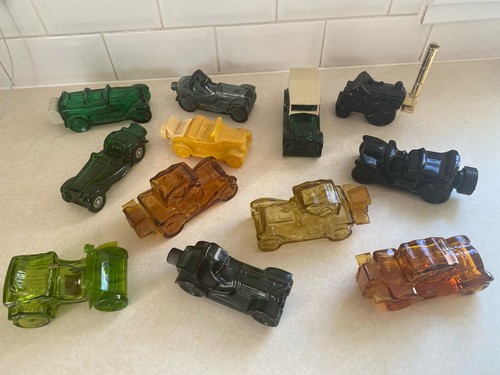 Vintage glass old car cars - 12,