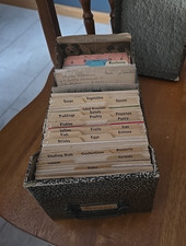 Vintage Index Card Handwritten